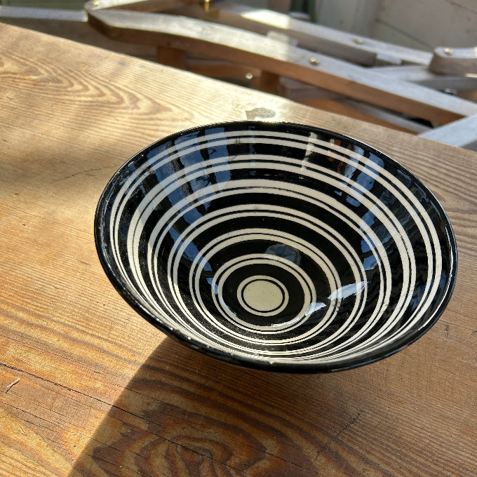 Skål randig - marockansk keramik