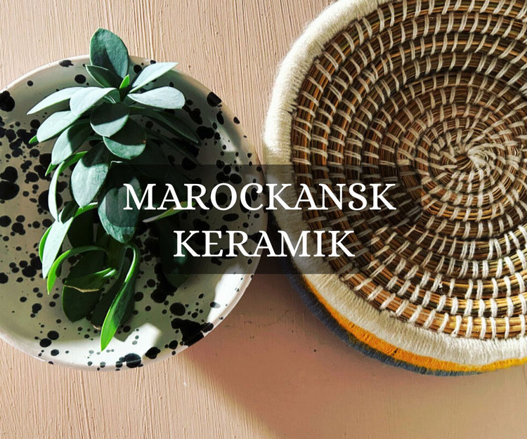 Marockansk keramik från Marocko