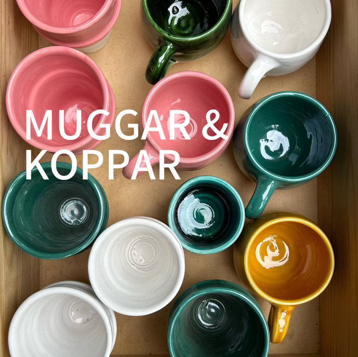 Muggar och koppar från Marocko - handgjorda i keramik