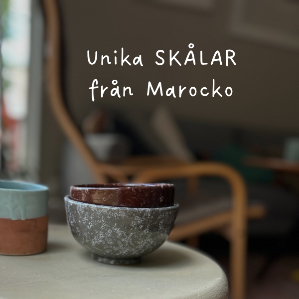 Unika skålar från Marocko 