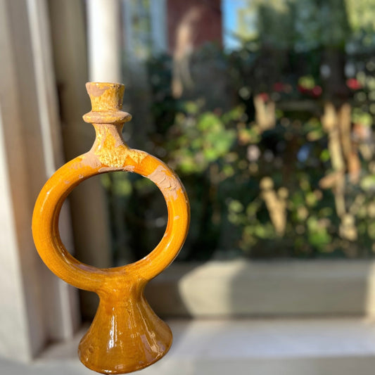 Gul ljusstake från Marocko