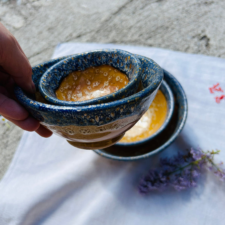 keramikskålar från marocko 4-set