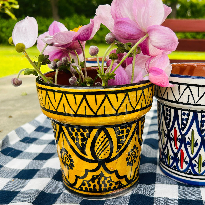 Marockansk kruka gul