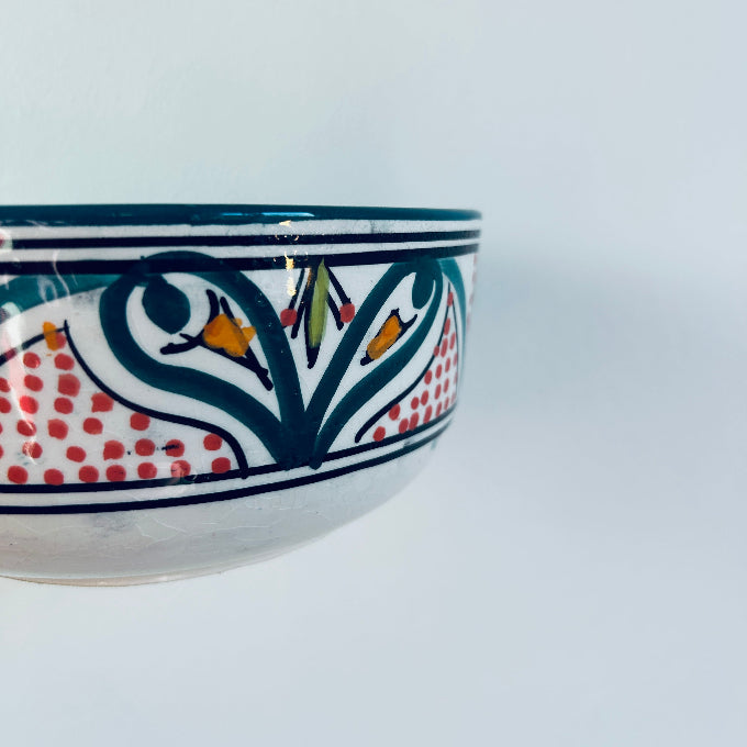 Marockansk skål turkos 